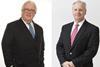 Rupert Villers (left) and John Cavoores, co-chief executives of Aspen Insurance