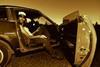 man in a car