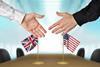shake hands US and UK