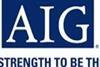 AIG logo - reads "the strength to be there"