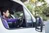 van driver young man