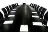 boardroom table and chairs