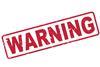 Warning stamp