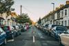 cars parked on street