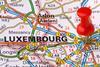 I stock luxembourg map