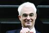 chancellor Alistair Darling with budget briefcase