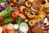 mix of foods