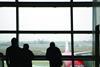 passengers at an airport
