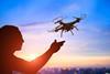 drone man flying