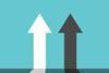 upward arrows