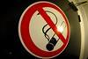 No smoking sign crop