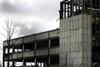 Damage to buildings caused by the Buncefield oil refinery explosion in 2005