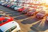 cars in rows