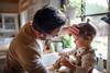 Unwell child and parent