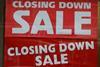 Closing down sale