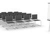 Training meeting chairs flipchart