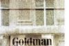 Goldman Sachs brass plate