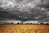 storm over field