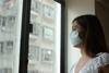 Woman in mask