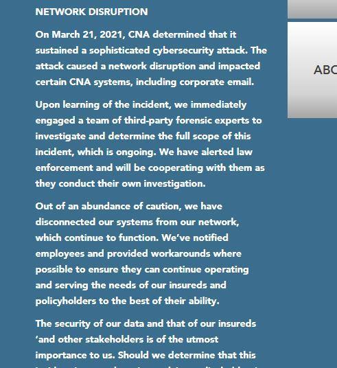 CNA Hardy hit by 'sophisticated' ransomware attack | Latest News | Insurance Times