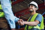 construction hand shake