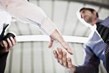business men shake hands