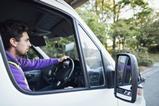 van driver young man