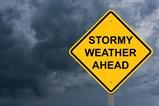 stormy weather sign