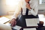 businessman at desk