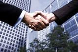business men london handshake