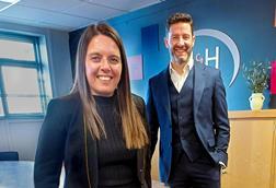 Kally Shane Head of Insurance Brokers with Richard Rankin, CEO HH Group plc