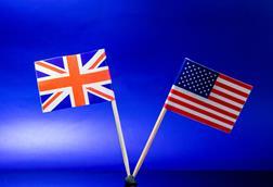 flags UK and US