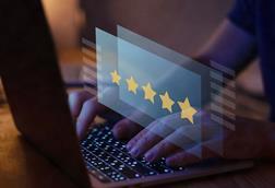 five star service, online, laptop