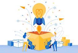 business launch, lightbulb