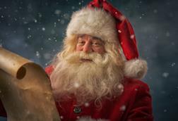 Santa and his list 