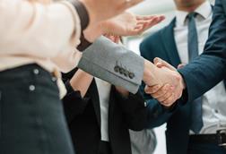 handshake close up