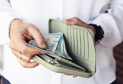 money in purse
