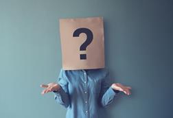 person thinking question mark face