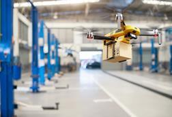 warehouse delivery drone