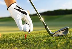 golf ball glove hand