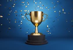 gold award, trophy