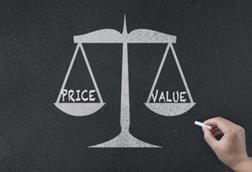 price, value, scales