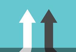 upward arrows