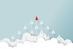leadership, paper aeroplanes