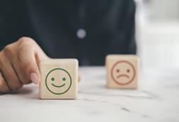 customers happy sad