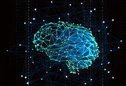 I stock artificial intelligence brain