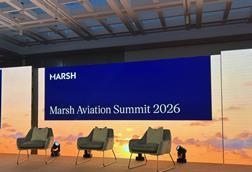 Empty stage, Marsh Aviation Summit 2026