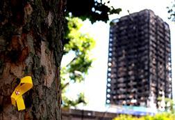 Grenfell burnt