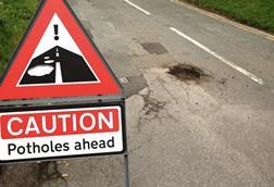 potholes