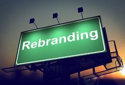 rebrand, promotional sign